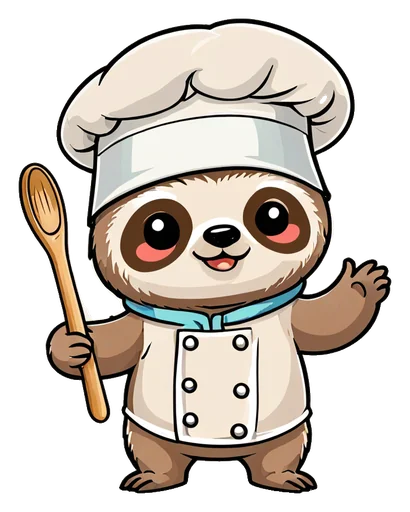 Cream sloth (stand-in for the Bard)